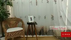 Örümcek Adam Desenli Tül Perde - Erkek Çocuk Odası Perdesi- Siyah-Kırmızı