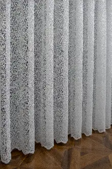 Taç İlizyon Model Tasarim Yeni Moda Tasarım Beyaz Renk Tül Ütü İstemez