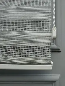 2025 Sezonu - Zebra Perde - Bambu Zebra Perde- Siyah-gri-füme-antrasit- Çok Renkli 2