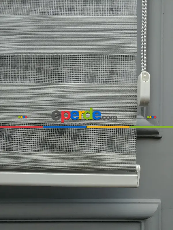 Salon Zebra Perde - 2021 Sezonu - Zebra Perde - Bambu Zebra Perde- Siyah