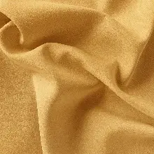 Kadife Dokulu Fon Perde Pilesiz Tek Kanat Sarı