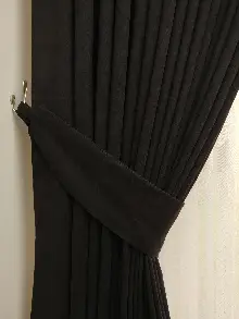 Bebek Odası - Acı Kahverengi Düz Fon Perde 840