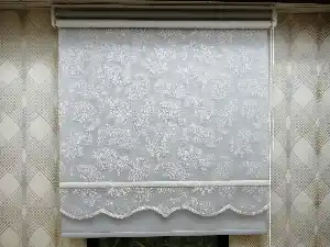 Çifli Sistem Tül Ve Stor Perde Bdz ( 814 )- Beyaz