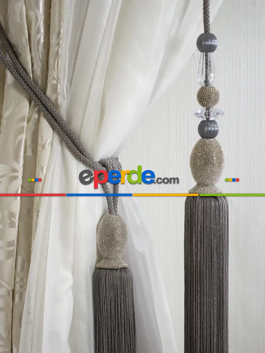 Gri Braçol Fon Bağı- Gri-füme-antrasit