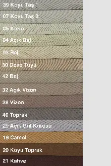 41 Renk Blackout Düz Fon Perde Karartma Perde Güneşlik - Çok Renkli 1. Kalite