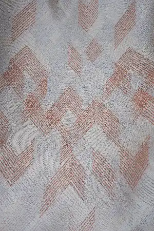 Modern Pano Fon Perde Renk Geçişli Çift Renk - 505- Bej-gri Açık-pembe Koyu-kiremit Rengi