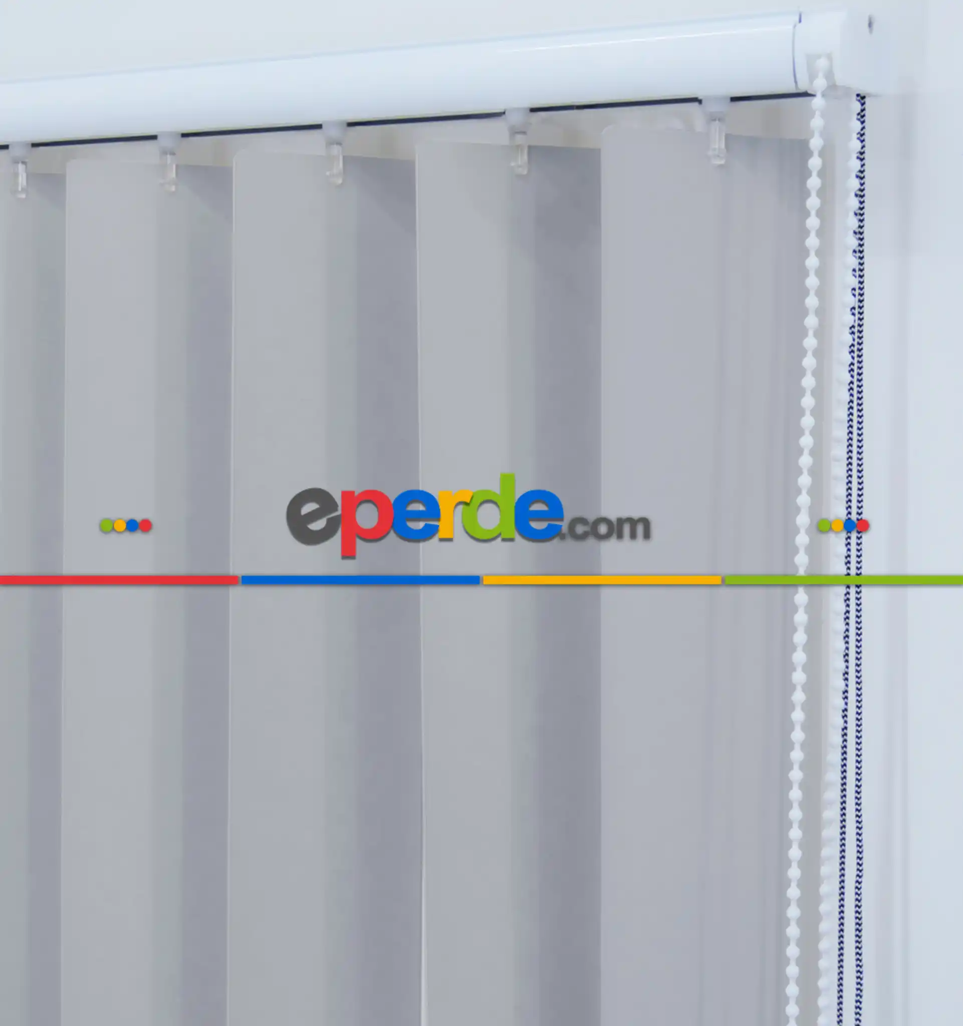 1. Kalite Gri Pvc Dikey Perde- Gri-füme-antrasit