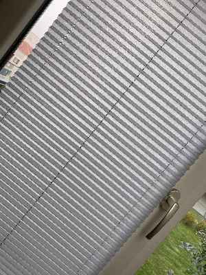 Mutfak - Plisel Perde, Gri Diamond Seri Cam Balkon Perdesi 1. Kalite Matkapsız Montaj Yaylı Sistem