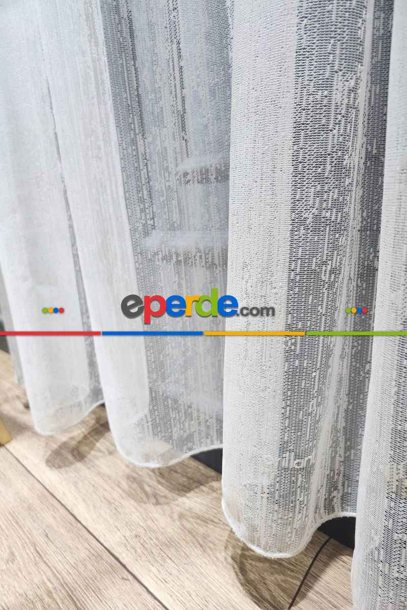 Brillant Ağaç Kabuğu Yeni Model Tasarım Modern Tül Perde