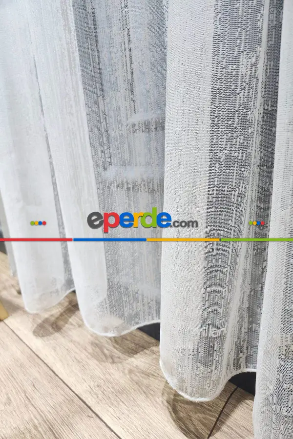 Brillant Ağaç Kabuğu Yeni Model Tasarım Modern Tül Perde