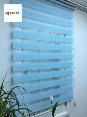 Düz Seri Mavi Perde- Mavi Açık 80cm X 200cm 