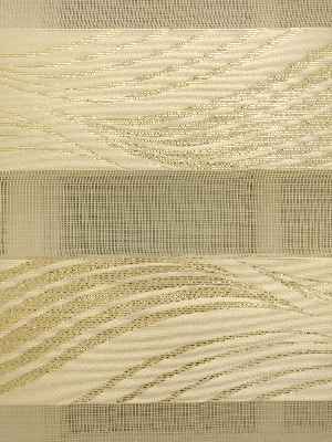 Jakarlı Zebra Perde Bdz-07- Beyaz-krem-altın Simli