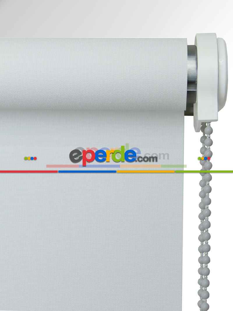 Mutfak Stor - Stor Perde Karartma Serisi (blackout)- Beyaz-ekru