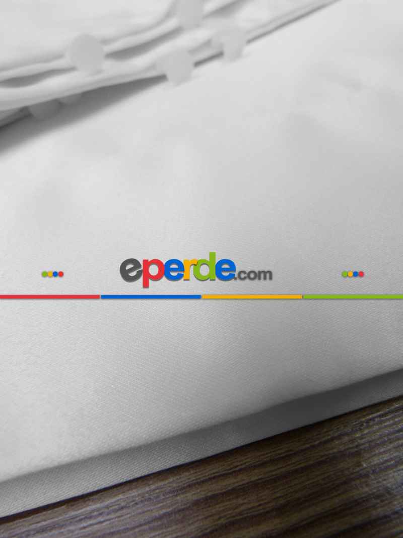 Güneşlik Perde - Beyaz 1. Kalite ( Yere Kadar Camlar İçin )- Beyaz