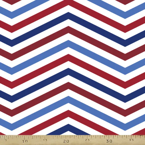 Zigzag Desenli Fon Perde Evm408-5kumaşı Kalındır Duck Bezi Değildir- Lacivert-Mavi-Beyaz-Bordo