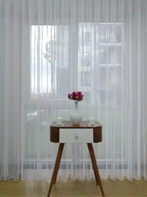 Sade Tül Perde - Beyaz