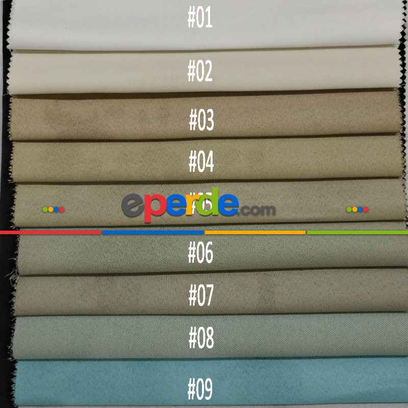 Yatak Odası - Geniş Enli Blackout Karartma Perdeler 33 Renkli - Siyah Krem Kahve Antrasit Mavi Perdeler