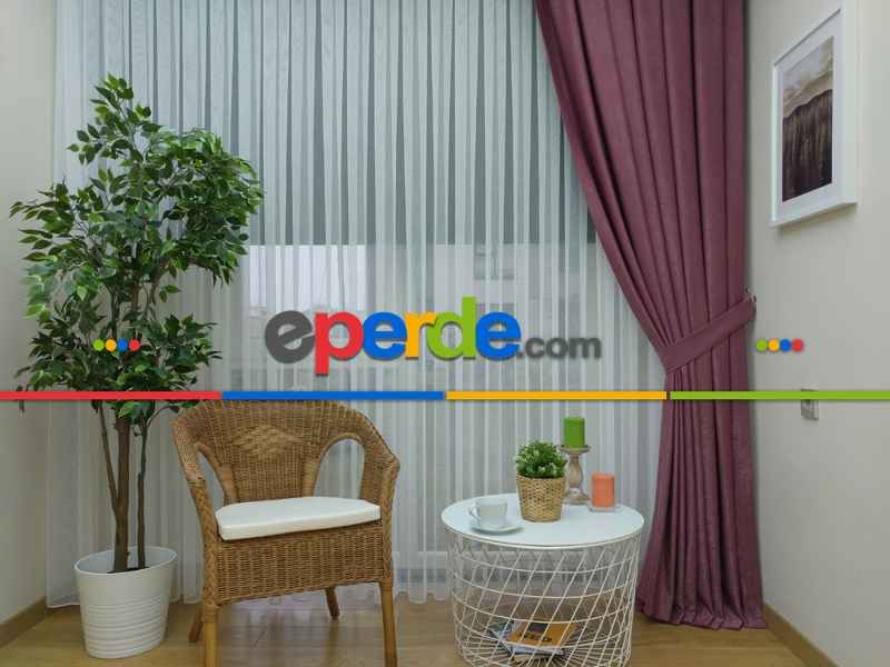 Soft Fon Perde- Gül Kurusu Açık