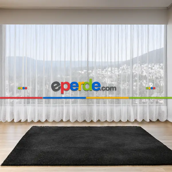 Focus Etek Brode Fransız Örme Tül Perde