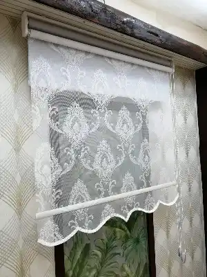 Çifli Sistem Tül Ve Stor Perde Bdz ( 827 )- Beyaz