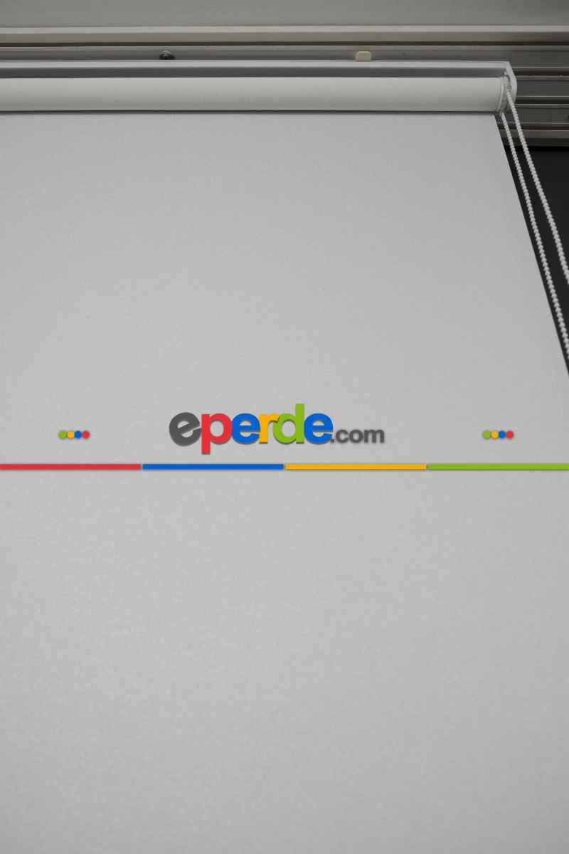 Ekru Renk Lazer Kesim Mat Stor Perde (ister Düz - İster Lazer Kesimli Satın Alın)