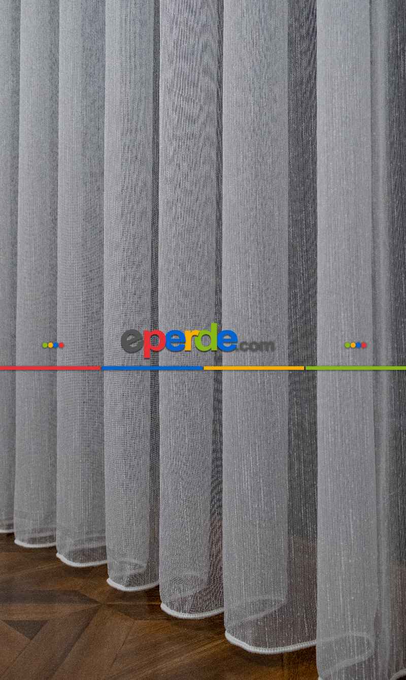 Brillant Keten Karlı Tül Yeni Sezon Donati Tül