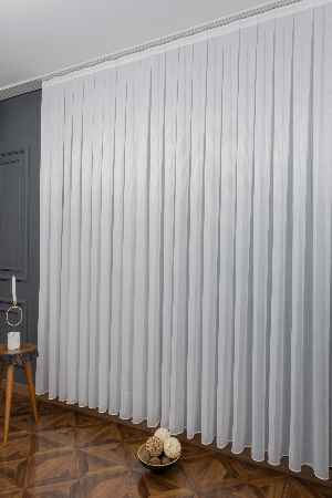 Salon - Çizgili Tül Perde 1.kalite Ağır Gramajlı