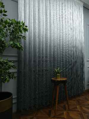 Degrade Geçişli File Tül 1.kalite Son Trend !!!- Ekru-Antrasit