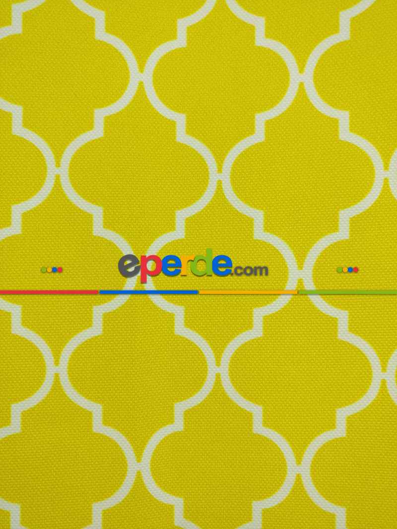 Mutfak Fon Perde- Sarı