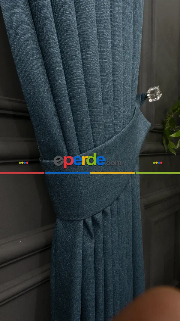 Yatak Odası - Keten Fon Perde 1.sınıf İplikten Üretilmiştir Kırşmaz Kumaş