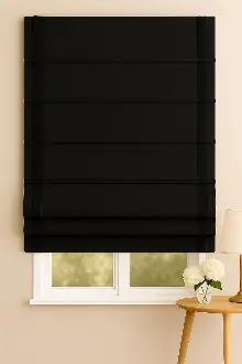 Katlamalı Fon Perde –ışık Geçirmez Karartma Siyah Blackout