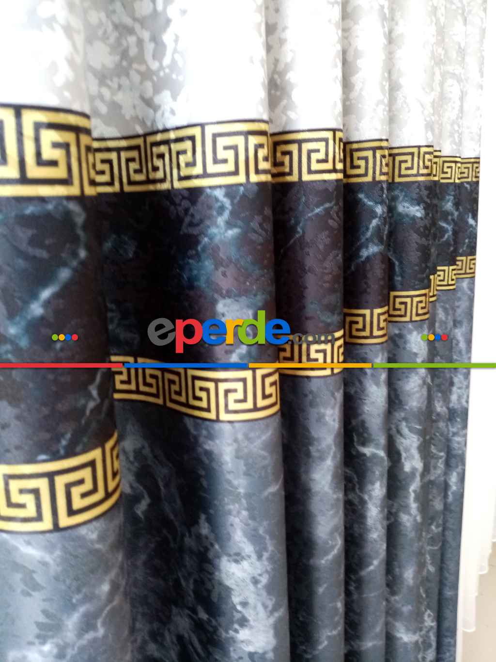 Brillant Pano Fon Perde Orjinal Brillant Gallery Liva Boner Serisi 1. Kalite- Mavi