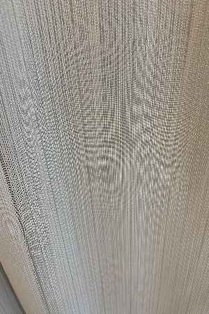 İnce Çizgili Pırlanta Tül Perde - Kırışma Yapmaz Ütü İstemez