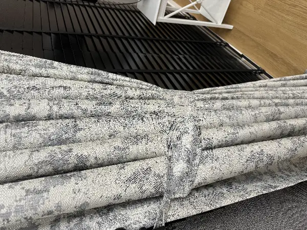 Salon Gri Rengi Jakar Fon Perde (150)-