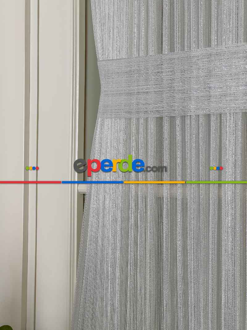 2025 Yeni Sezon Grz Gümüş Simli Briz Tül Perde