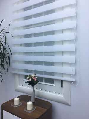 Düz Zebra Perde - Beyaz 427-13- Beyaz