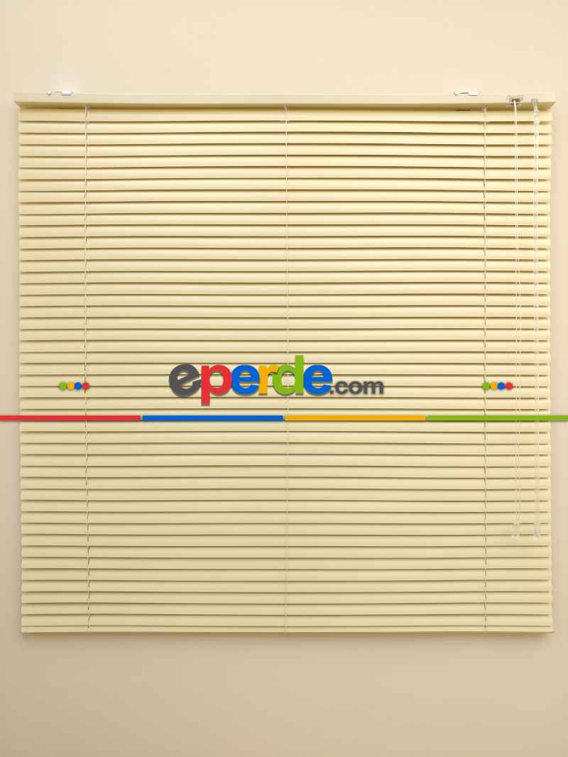Mutfak Açık Sarı - Alüminyum Jaluzi Perde - 25mm Kalınlığında- Sarı