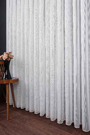 Her Eve Uyum Sağlayan Klasik Ekru Düz Tül Perde