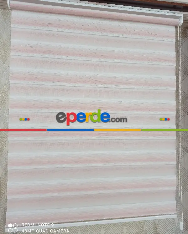 1, Kalite Renk Geçişli Pliseli Zebra Yeni Sezon Ürünü