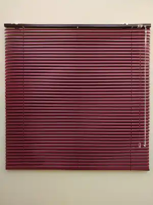 Bordo - Alüminyum Jaluzi Perde - 25mm Kalınlığında- Bordo