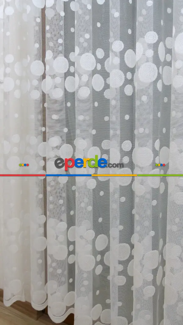 Tül Perde ve Kruvaze Perde 2-48-17- Krem Açık