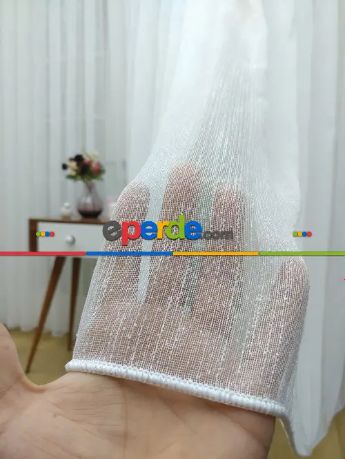 Tül Fırsat !!! Şantuk Birinci Kalite Tül Ekru Renk Kırık Beyaz- Ekru