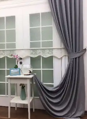 Gri Renk Düz Fon Perde- Gri-füme-antrasit
