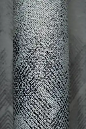 Modern Pano Fon Perde Renk Geçişli Çift Renk - 505- Bej-yeşil Koyu Yeşil-gri Açık