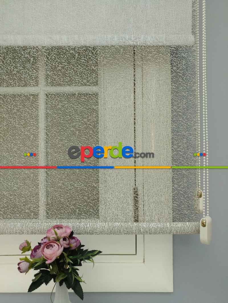 Çiftli Sistem Dantel Stor- Siyah-altın