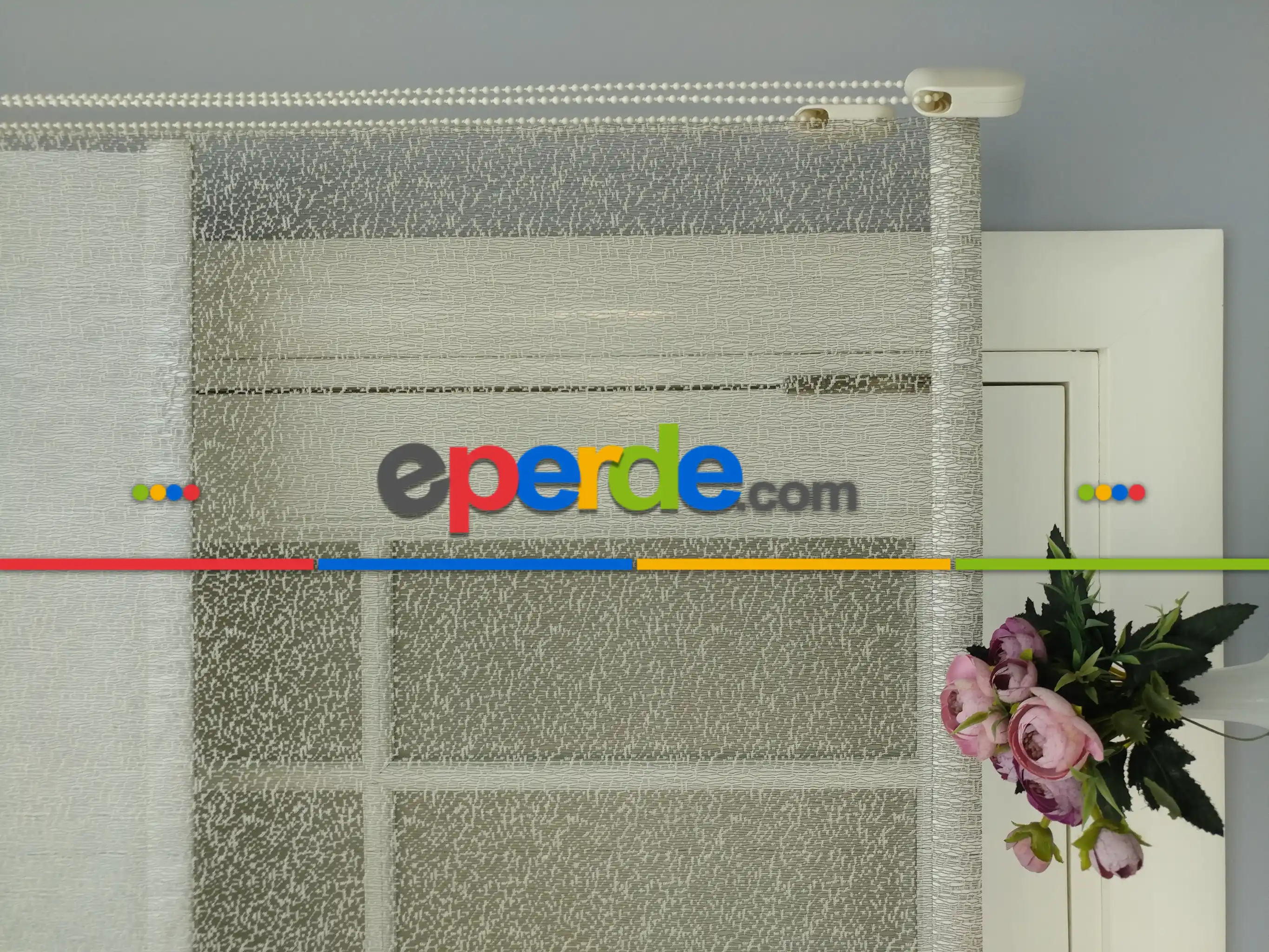 Çiftli Sistem Dantel Stor- Siyah-altın