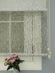 Çiftli Sistem Dantel Stor- Siyah-altın