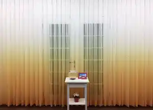 Kız Çocuk Odası Tül Perde- Sarı