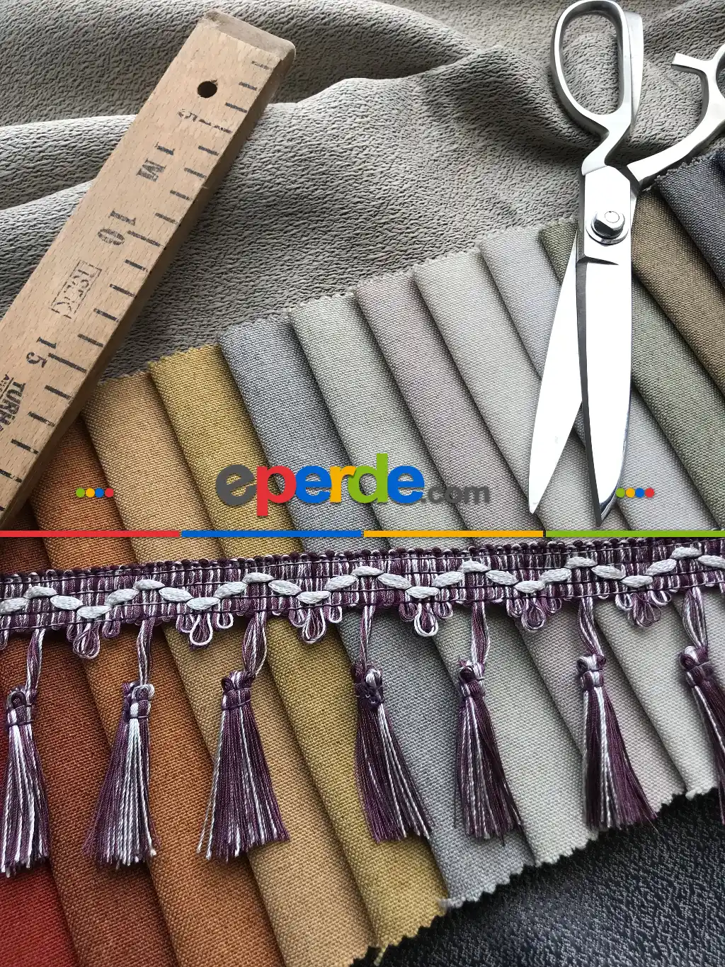 Trend Saçak Serisi Ps-30- Krem-mürdüm