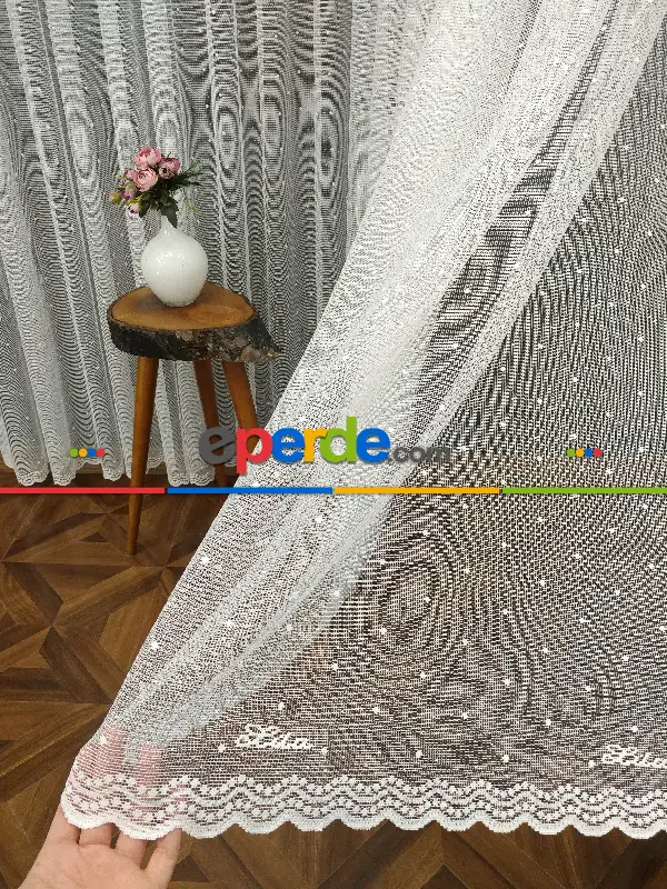 Genç Odası - Örme Tül- Ekru Lila Marka